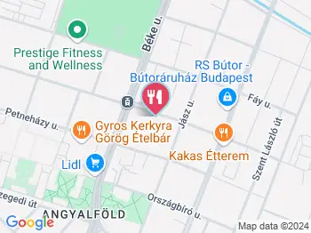 Pán Bisztró Budapest a térképen