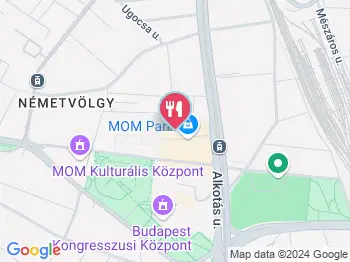 Pan'ni Artizán - MOM Park Budapest a térképen