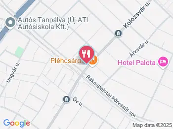 Panderas Pékség Budapest a térképen