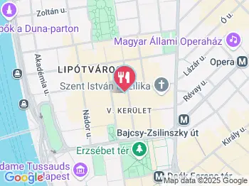 Panificio il Basilico - Sas utca Budapest a térképen