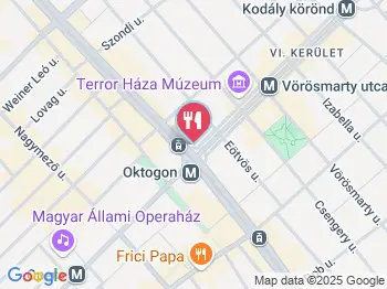 Panineria Budapest a térképen