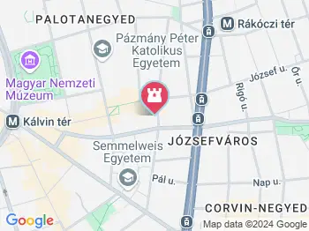 Pániq-szoba Mária utca Budapest a térképen