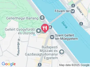 Danubius Hotel Gellért - Panoráma Étterem Budapest a térképen