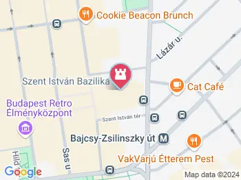 Panorámakilátó Budapest a térképen