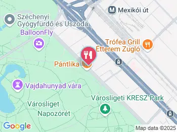 Pántlika Bisztró Budapest a térképen