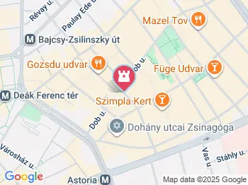 Paprika Revue House Budapest a térképen