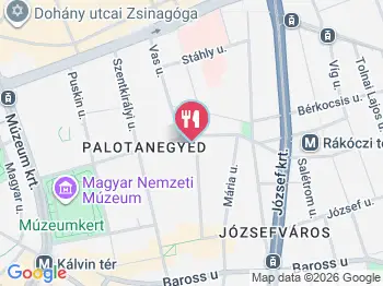 Parázs Thai Wok & Soup Budapest a térképen