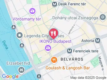 Parisi6 Étterem Budapest a térképen