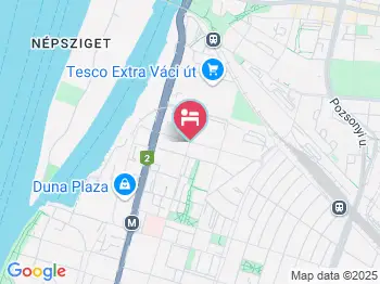 Park Inn by Radisson Budapest a térképen