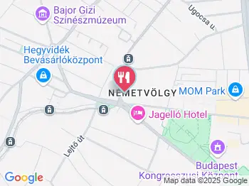 Park Vendéglő Budapest a térképen