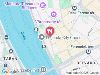 Parlament Bistro & Bar Budapest a térképen