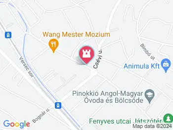 Pasaréti Ferences templom Budapest a térképen