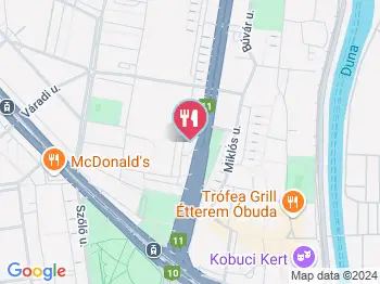 Pasta Finucci Budapest a térképen