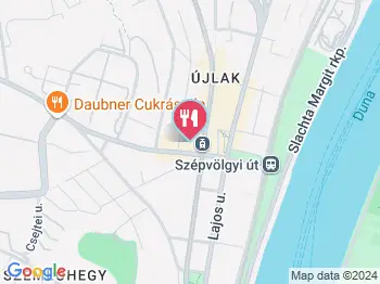 Pastalicious Budapest a térképen