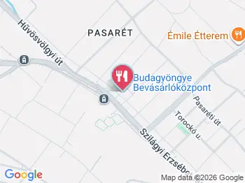 Pászka Centrum Budapest a térképen