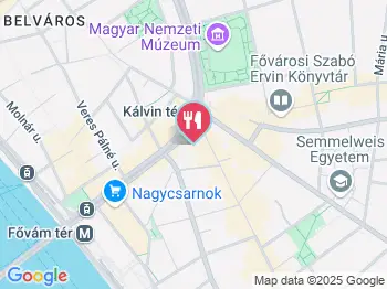 Pata Negra Pest Budapest a térképen