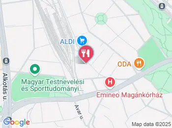 Pegenini Étterem Budapest a térképen