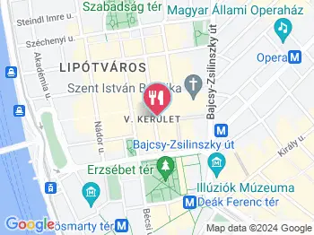 Pékery Cafe & Bakery Budapest a térképen