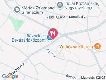 Peking Büfé - Rózsakert Bevásárlóközpont Budapest a térképen