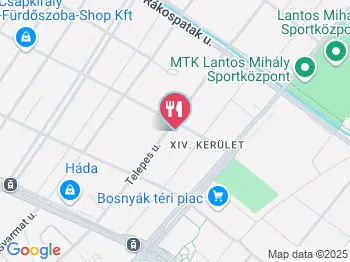 Pelikán Cukrászda Budapest a térképen