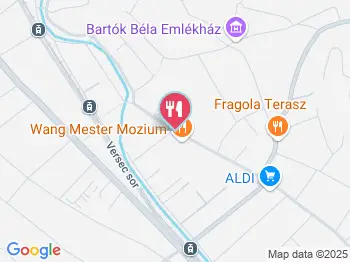 Pénzügyőr Étterem Budapest a térképen