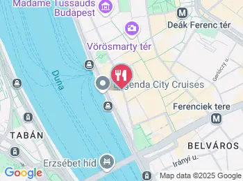 Peppers Mediterrán Grill Budapest a térképen