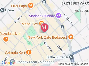 Perfect Fried Chicken Budapest a térképen