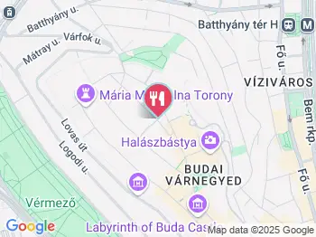 Pest-Buda Bistro & Terrace Budapest a térképen