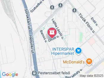 Pesterzsébeti Múzeum Budapest a térképen