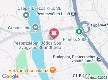 Pesterzsébeti Sós-jódos Gyógy- & Strandfürdő Budapest a térképen