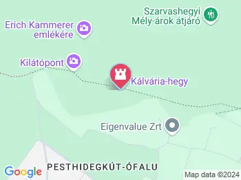 Pesthidegkúti Kálvária-hegy Budapest a térképen