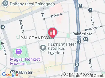 Pesti Chutney Budapest a térképen