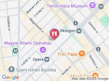 Pesti Disznó Bisztró Budapest a térképen