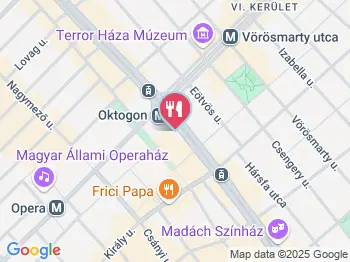 Pesti Pipi - Oktogon Budapest a térképen