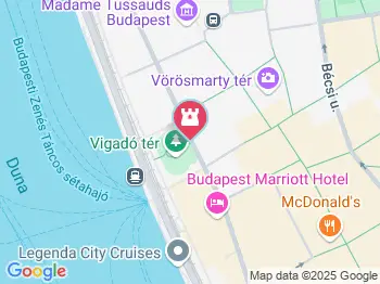 Pesti Vigadó Budapest a térképen