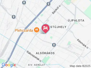 Pestújhely Panzió Étterem Budapest a térképen