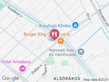 Peter's Pasta Budapest a térképen