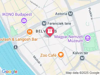 Petőfi Irodalmi Múzeum Budapest a térképen