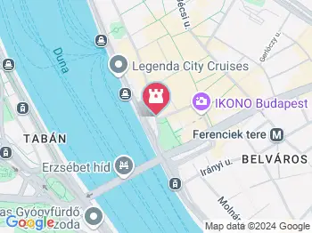 Petőfi Sándor szobra Budapest a térképen