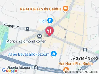 Petra'z - Móricz Zsigmond körtér Budapest a térképen