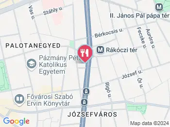 Petrol Beer & Barbeque Budapest a térképen