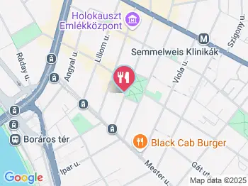 Petrus Restaurant Budapest a térképen