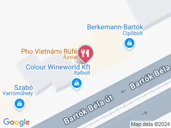 Pho Vietnámi Büfé Budapest a térképen