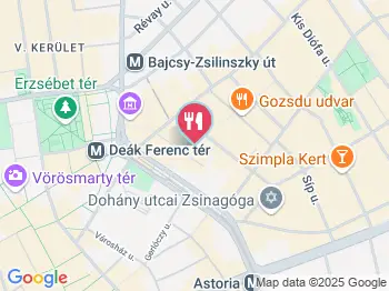 Piña Cocktail Bar Budapest a térképen