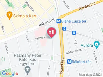 Piccolino Kávézó Budapest a térképen