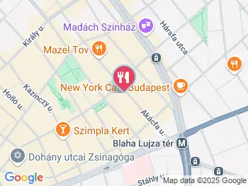 Pig 37 Blitz Grill Budapest a térképen