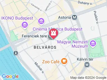 Pilinszky János emléktábla Budapest a térképen