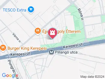 Pillangó Budapest a térképen