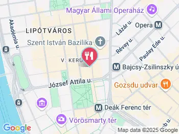 Pink Pistachio Budapest a térképen