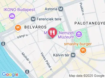 Pintxo Budapest a térképen